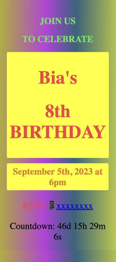 birthday invitation5